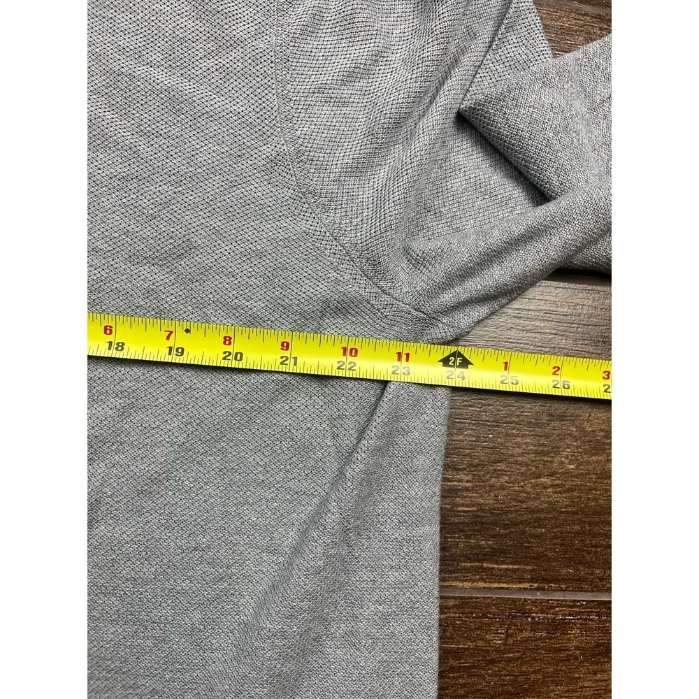 Brooks Brothers Sweater Men's XXL Gray Pullover Silk Cotton Italian Yarn NEW - Picture 9 of 12